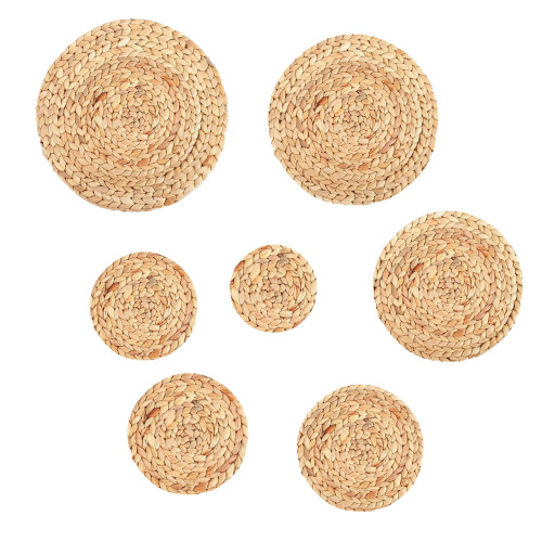 Handwoven Water Hyacinth Heat-Resistant Table Mat 2