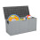 75 Gallon Outdoor Waterproof Storage Box Grey 5