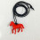 Collier pendentif cheval acrylique léger symbolique,-Blanc 6