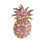Broche ananas en alliage robuste avec des étincelles-Rose 1