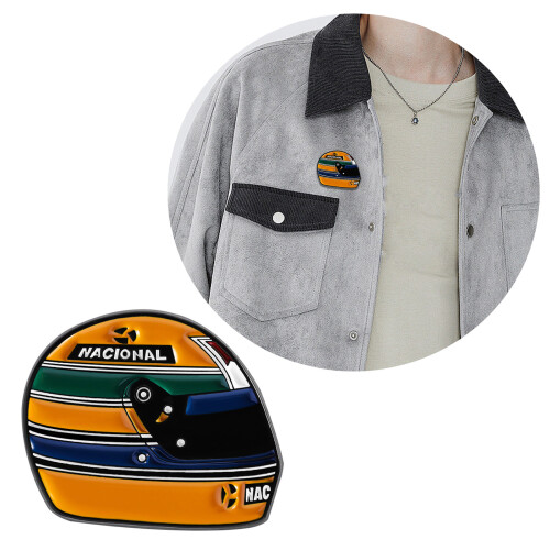 Broche élégante inspirée de la course, fabriquée à partir 1