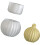 Striped Bell Shape Storage Jar Mold for Crafting Unique Candle 1