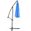 Blauer Terrassenschirm, 2,0 m, 6-Rippen 5
