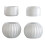 Striped Bell Shape Storage Jar Mold for Crafting Unique Candle 7