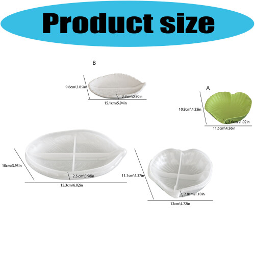 Easy to Use Mini Leaf Plate Mold for Beginners and Craft-Type A 1