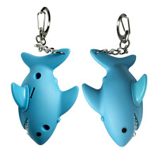 LED Light Up Shark Keychains for Decorating Bags and-2 pieces