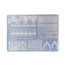 Silicone Nail Art Mold for Creating 3D Lace Designs at Home-M