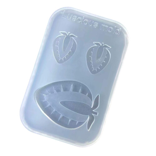 Flexible Silicone Fruit Slices Mold With Smooth Texture Accent