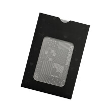 Stylish Patterns Nail Art Stamping Plate Tool Stainless Steel