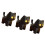 Automatic Light Up Black Cats Keychain with Sound Effect-A 3 1
