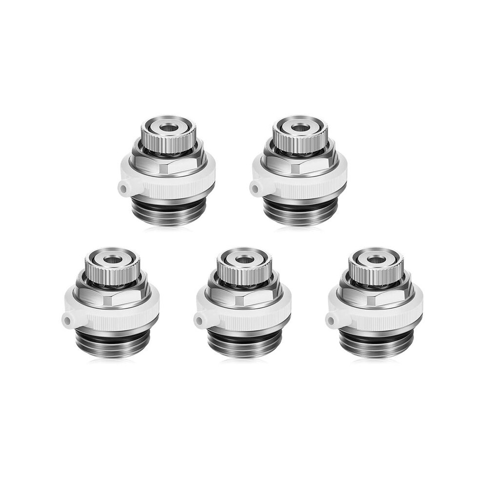 5X Fully Automatic Air Vent Auto Cut-Off Self Bleeding Radiator Valve 1/2Inch For Heating Systems 6031068289674