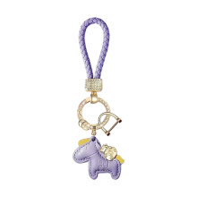 Porte-clés cadeau réconfortant mettant en valeur la forme-Violet