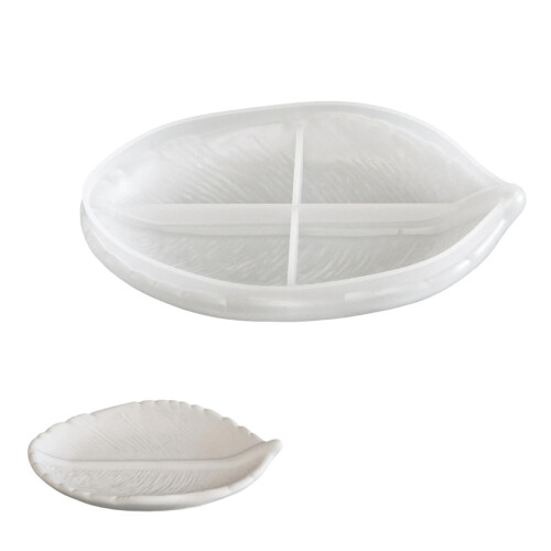 Silicone Mold for Crafting Mini Leaf Storage Tray and-Section B