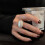 Comfortable Lightweight Copper Ring Adjustable Size Brushed 2