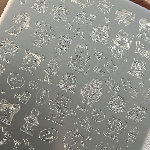 Detailed Pattern Stainless Steel Nails Art Transfer Tool 1