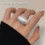 Comfortable Lightweight Copper Ring Adjustable Size Brushed 3