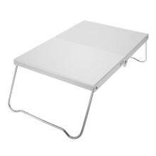 Hemoton foldable plastic beach table portable 1 set