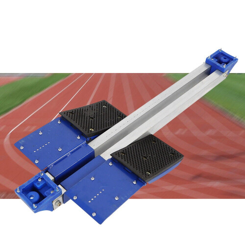 Atletik startblok aluminiumslegering 6-positioner