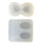 2 Pieces Flexible Silicone Sand Clock Molds Versatile Casting 1