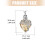 Cremation Keepsake Necklace For Ashes Stainless Steel-emerald 3