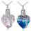 Cremation Keepsake Necklace For Ashes Stainless Steel-emerald 5