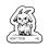 Lightweight Alloy Goat Pin Backpack Lapel Badge Decorative Item 1