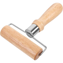 Rodillo de madera para amasar con núcleo de acero inoxidable