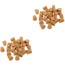 Rolhas de madeira natural para garrafas - 60 unidades