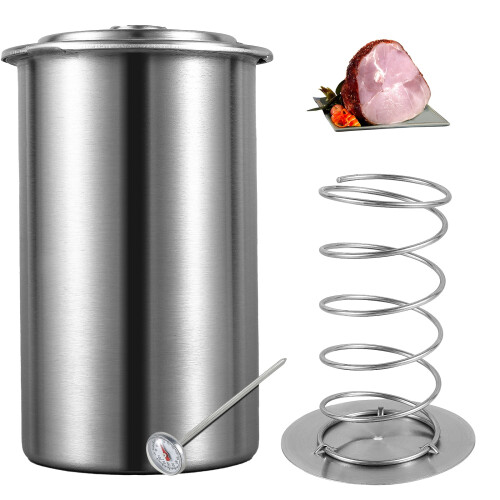Roestvrijstalen vleespers met thermometer
