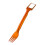 Coupe-pastèque et fourchette en acier inoxydable – 25 cm 1