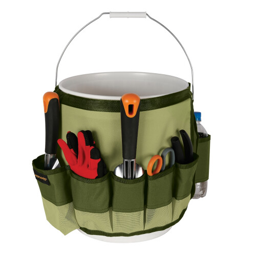 Fiskars Garteneimer-Wagen – Grün, 1 Stück