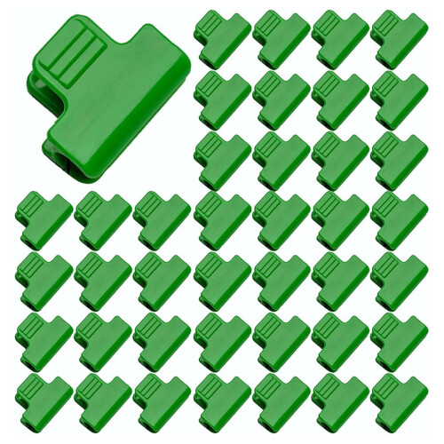 Conjunto de 40 grampos para estufa, compatíveis com estruturas redondas de 14 mm.