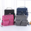 Bolsa térmica isolada com compartimento duplo para leite materno e 1