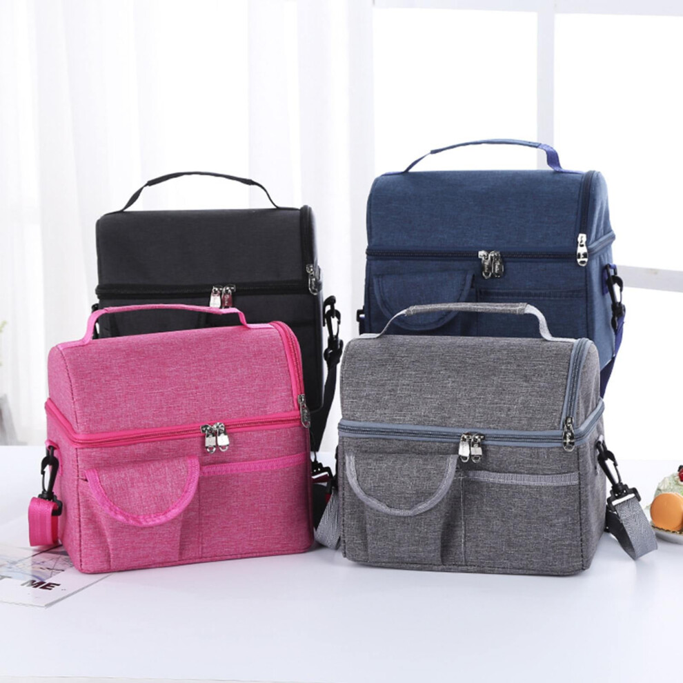 Double Compartment Insulated Cooler Bag for Breast Milk &