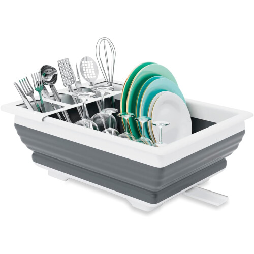 Collapsible dish drying rack portable kitchen drainer 1 pcs