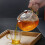 Glass Teapot Set with Infuser Borosilicate 1-Piece 5