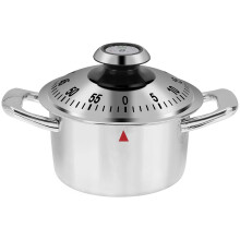 Temporizador de cocina mecánico con forma de olla (1 pieza)