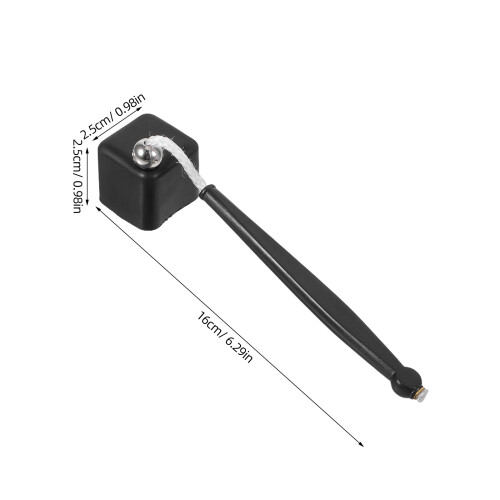 Kalkclips til poolkø – sort plastik, 16 cm 1