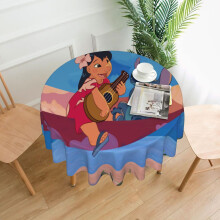Polyester Round Tablecloth 60 in – Water-Resistant &