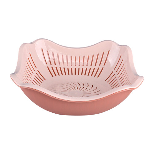 Double-Layer Fruit and Vegetable Wash Basin with Cover