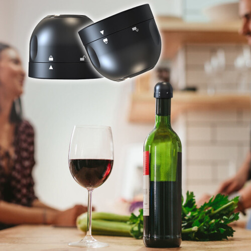 Champagnerflaschenverschluss Vakuumiergerät 2er-Pack