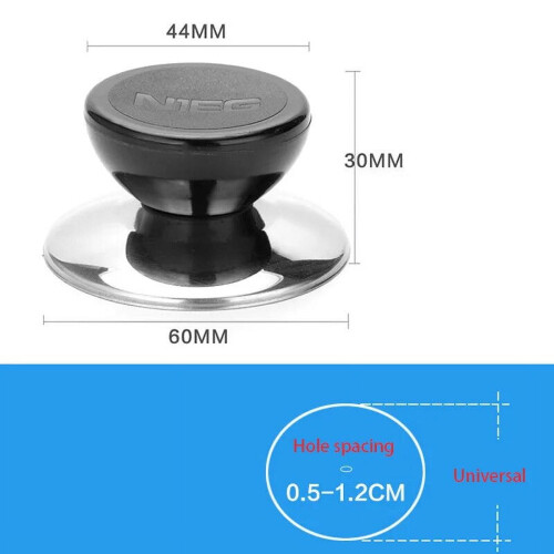 Tampa de aço inoxidável com alça protetora (1 peça)