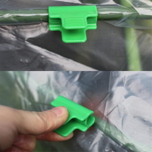 Conjunto de 40 grampos para estufa, compatíveis com estruturas redondas de 14 mm. 2