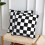 Rutiga örngott 45x45 cm polyester set med 2 3