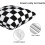 Rutiga örngott 45x45 cm polyester set med 2 4