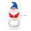 Conjunto de 4 abridores de garrafa de Natal – Silicone e 3