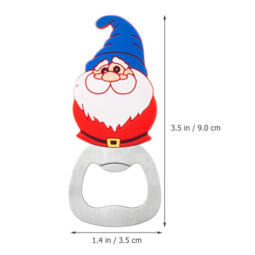 Conjunto de 4 abridores de garrafa de Natal – Silicone e 2