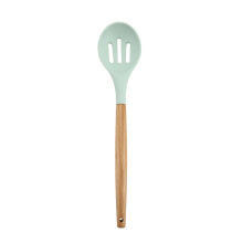 Silicone & Wood Cooking Spatula Set