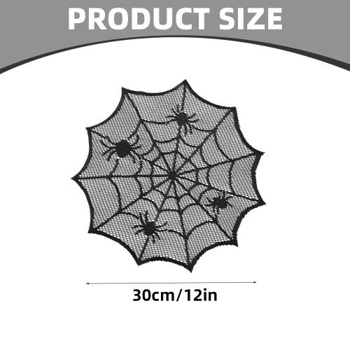 Halloween-Tischsets, 2 Stück, wärmeisolierend, mit Hohlmuster 1