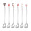 Stainless Steel Christmas Spoon Fork Set6pcs 2
